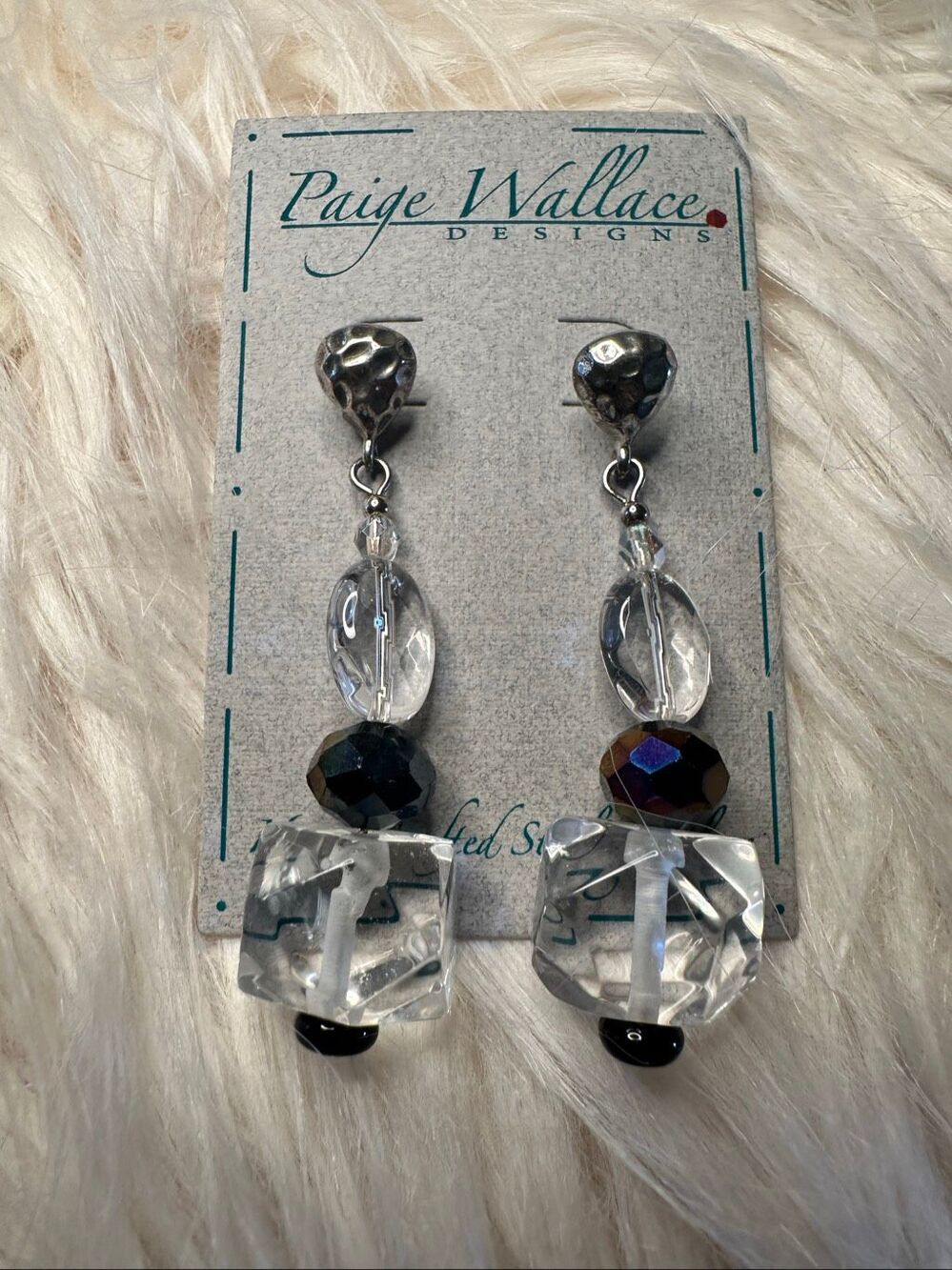 NWT Paige Wallace Designs sterling silver earrings